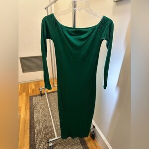 Enza Costa Green Dress (NWOT)